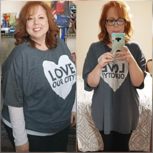 Lisa Mills Befoe and After SkinnyBox
