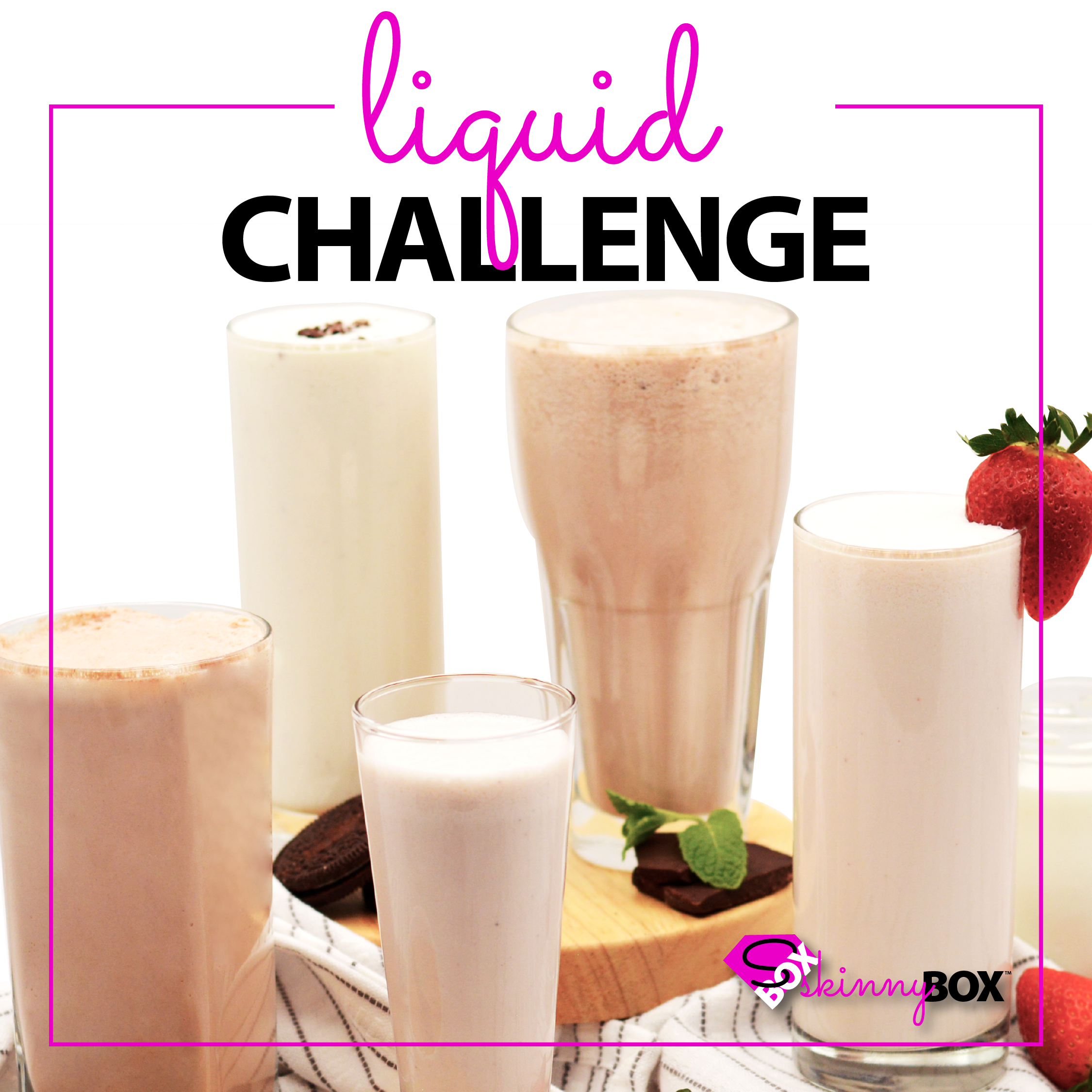 SkinnyBox Liquid Challenge picture of shakes