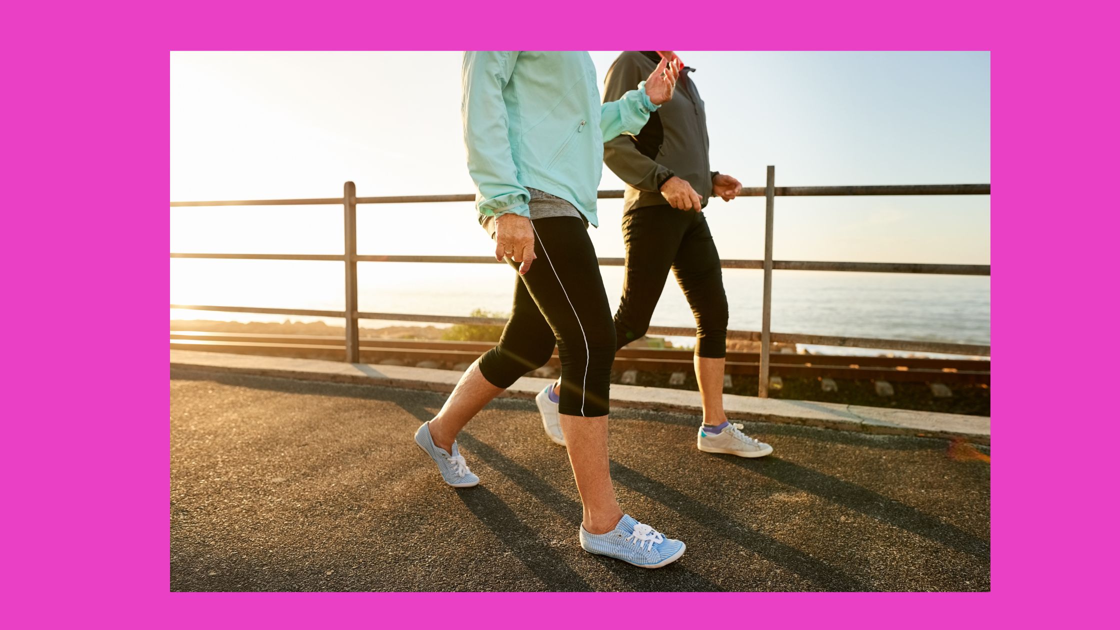 SkinnyBox Product Categories (2) two women walking together alonside a fence on roadside