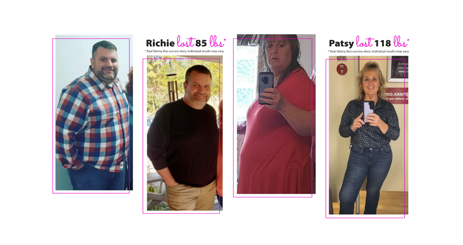 Website-Mobile-MainPG-Header-5 Pictures of Richie and Patsy and their weight loss success